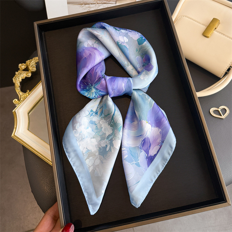 Silk Tie Woven - 2026 جديد الأزهار طباعة الحرير وشاح