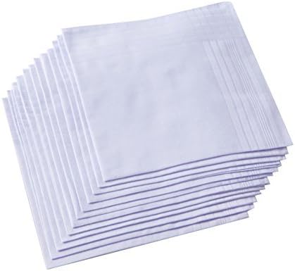 Monogrammed Handkerchief - منديل رجالي من القطن بنسبة 100%