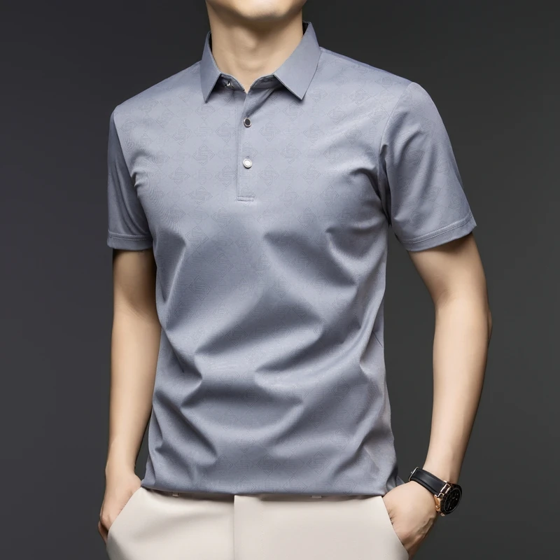 Men'S Polo Formal Wear - قميص بولو رجالي للأعمال بأكمام قصيرة