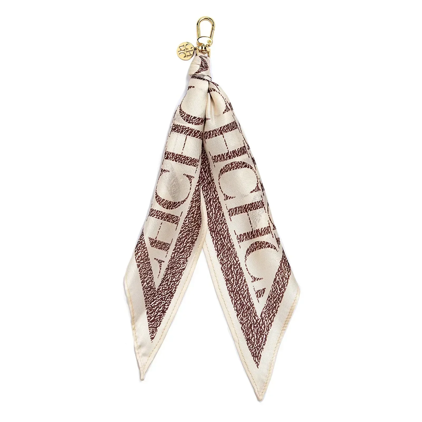 سلسلة مفاتيح على شكل وشاح من C - مراجعة Monogrammed Handkerchief وسعره