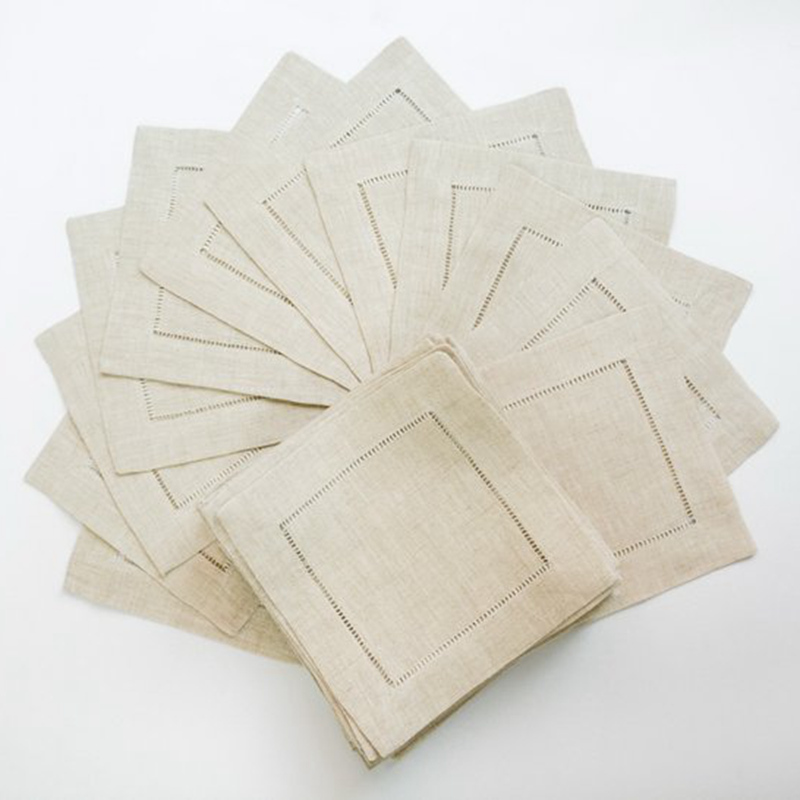 12 قطع كوكتيل منديل الأبيض همس - مراجعة Monogrammed Handkerchief وسعره
