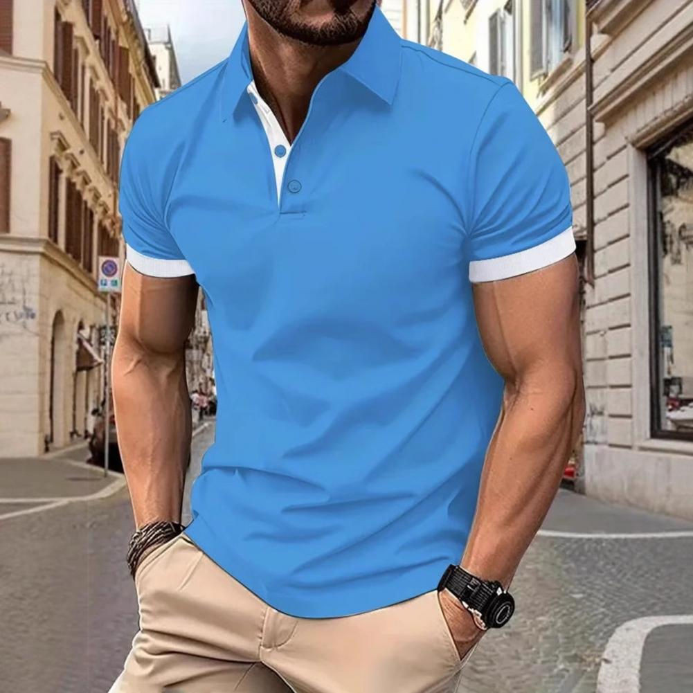قمصان رجالية كاجوال بأكمام قصي - مراجعة Men'S Polo Formal Wear وسعره