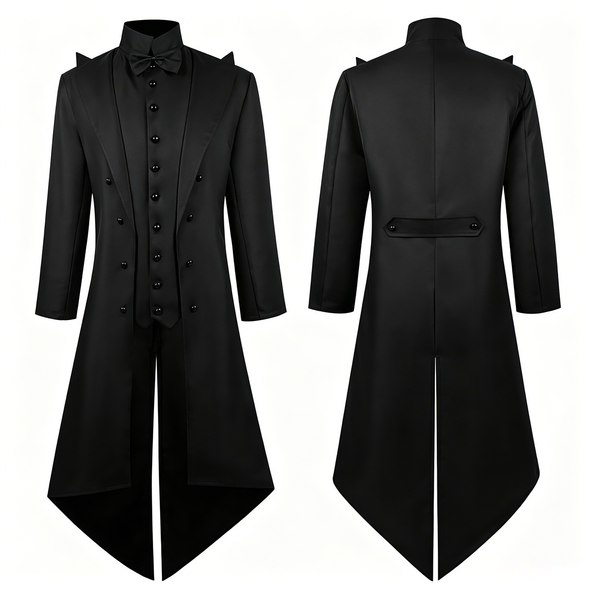 معطف رجالي طويل بتصميم قوطي عت - مراجعة Men'S Medieval Formal Wear وسعره