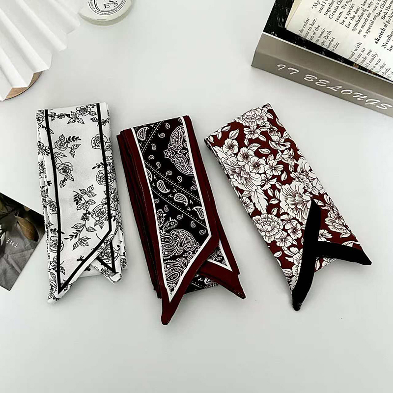 وشاح حريري نسائي فاخر وعصري، ش - مراجعة Silk Tie Woven وسعره