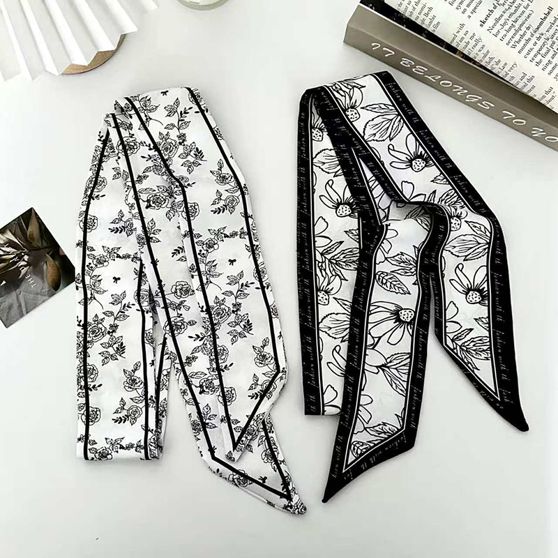 وشاح حريري نسائي فاخر وعصري، ش - مراجعة Silk Tie Woven وسعره